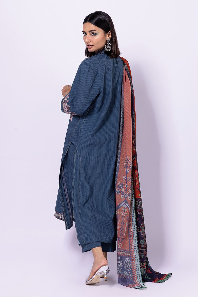 Embroidered | Diamond Dobby | Fabrics 3 Piece | null