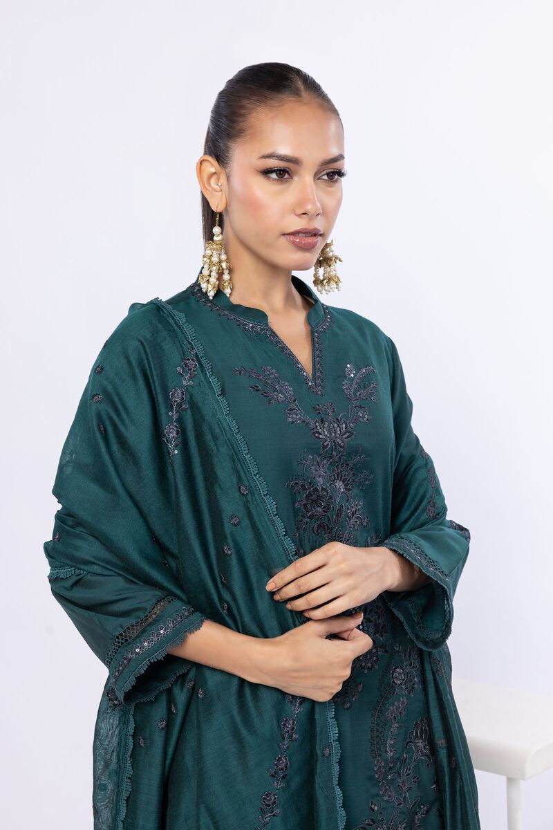 Embroidered | Cotton Net | Dupatta | USD 22.00