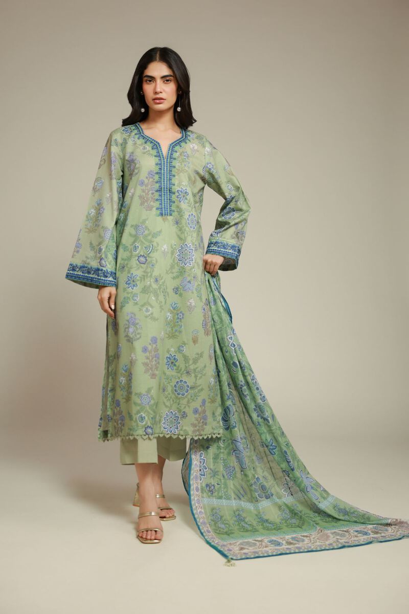 Embroidered | Textured Lawn | 3-Piece Tailored Lawn | USD 65.00