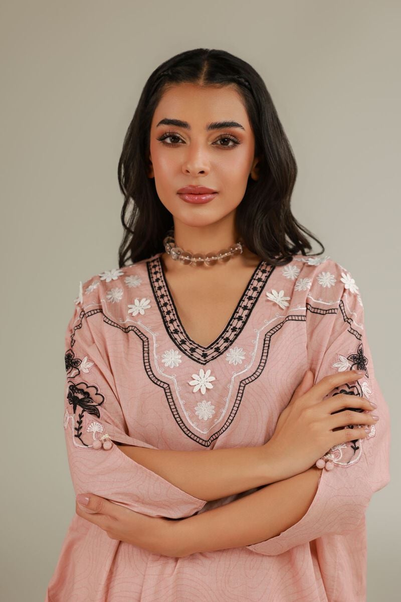 Embroidered | Cotton Dobby | Floral Cotton Kurta | USD 35.00