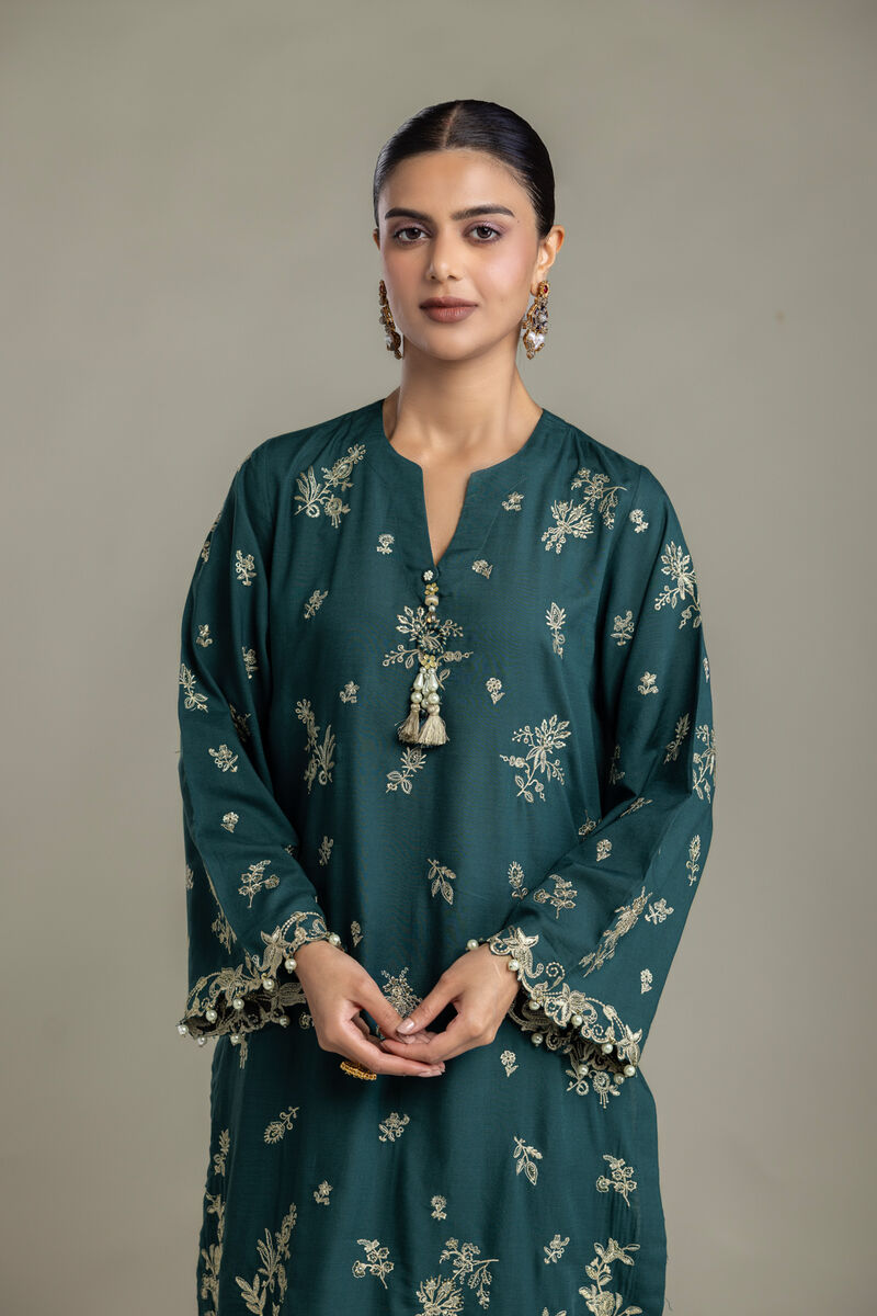 Embroidered | Raw Silk | Raw Silk Kurta | USD 70.00