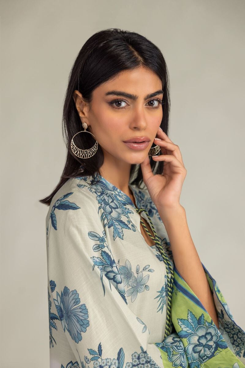 Printed | Raw Silk | Floral Silk Kurta | USD 40.00