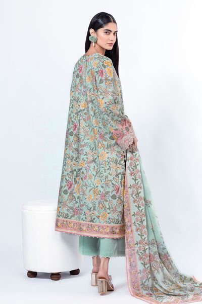 Embroidered | Lawn | Fabrics 3 Piece | USD 13.50