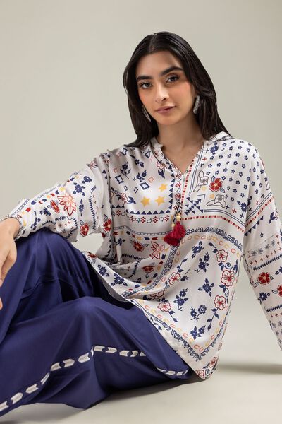 Embroidered | Viscose Crepe | Blouse | USD 35.00