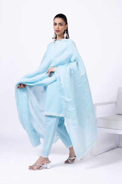 Embroidered | Cotton Reflex Light | Dupatta | USD 12.50