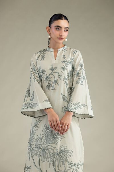 Printed | Cambric | Floral Cambric Kurta | USD 40.00