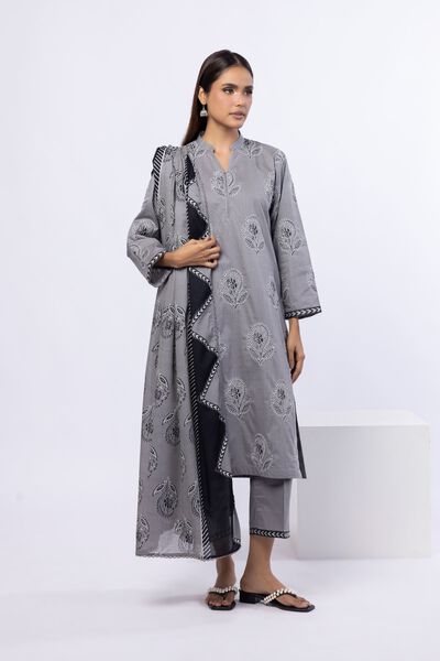 Embroidered | Crosshatch Poplin | Kurta | USD 35.00