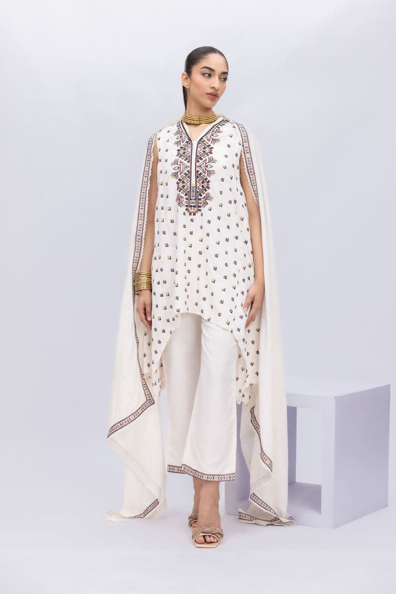 Embroidered | Light Thai Silk | Dupatta | USD 14.00