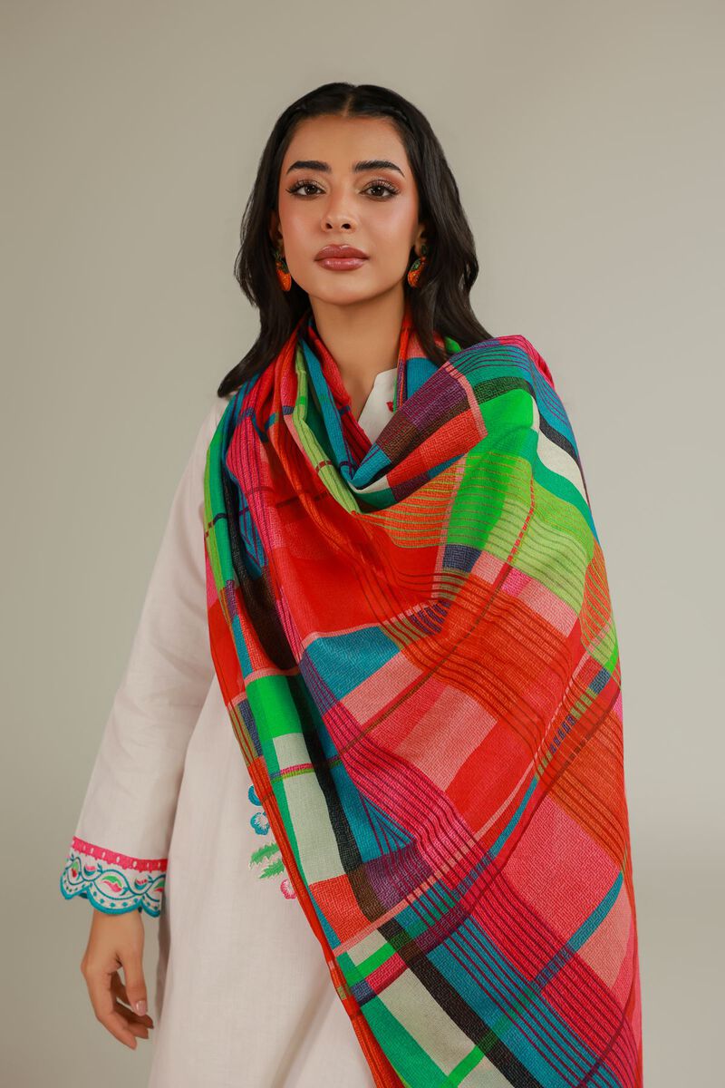 Embroidered | Cotton Net | Cotton Net Dupatta | USD 25.00