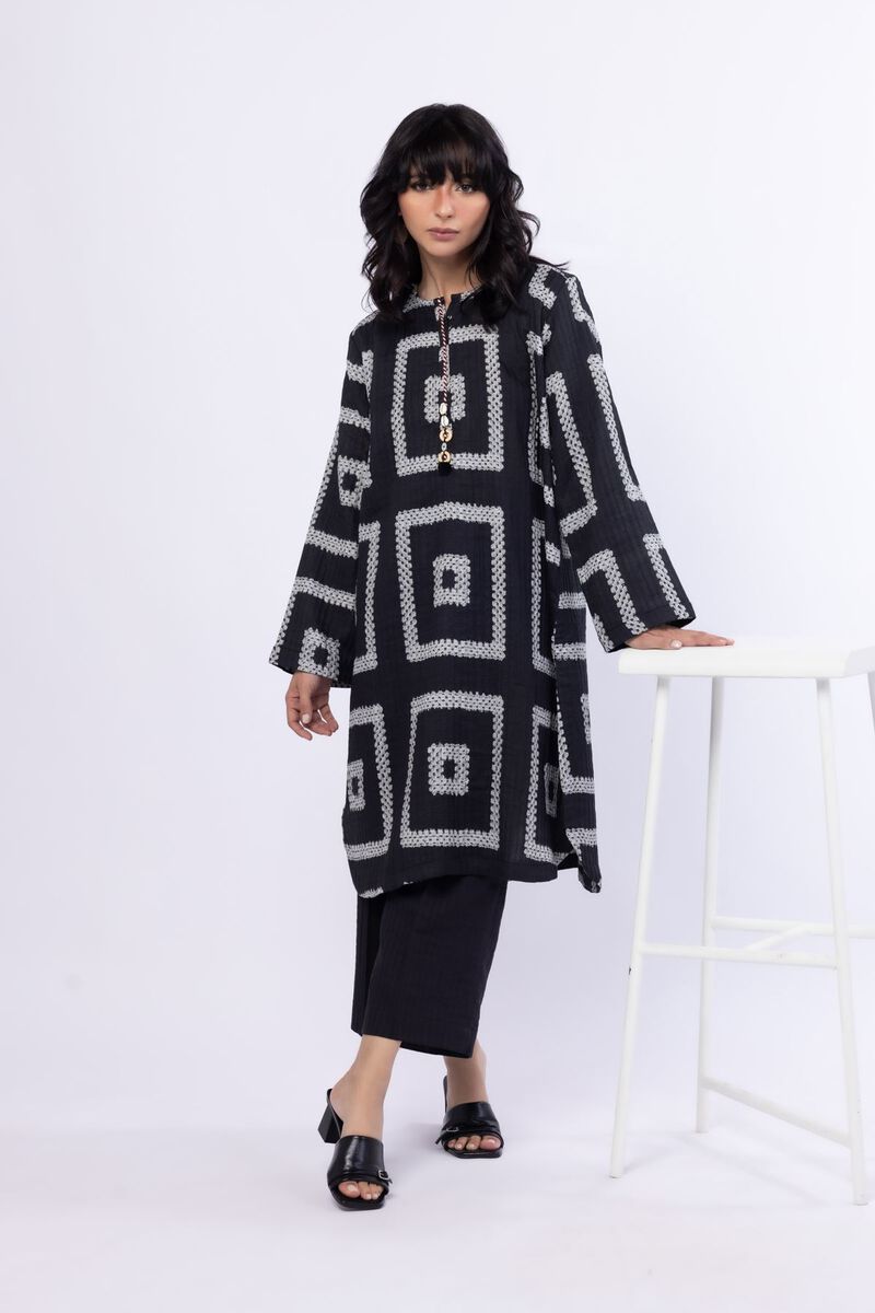 Printed | Double Layer Striped | Kurta | USD 17.50