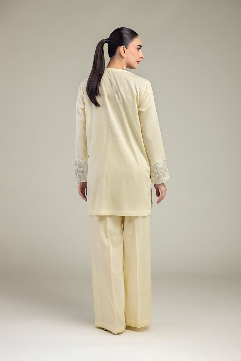 Embroidered | Raw Silk | Silk Floral Kurta | USD 60.00