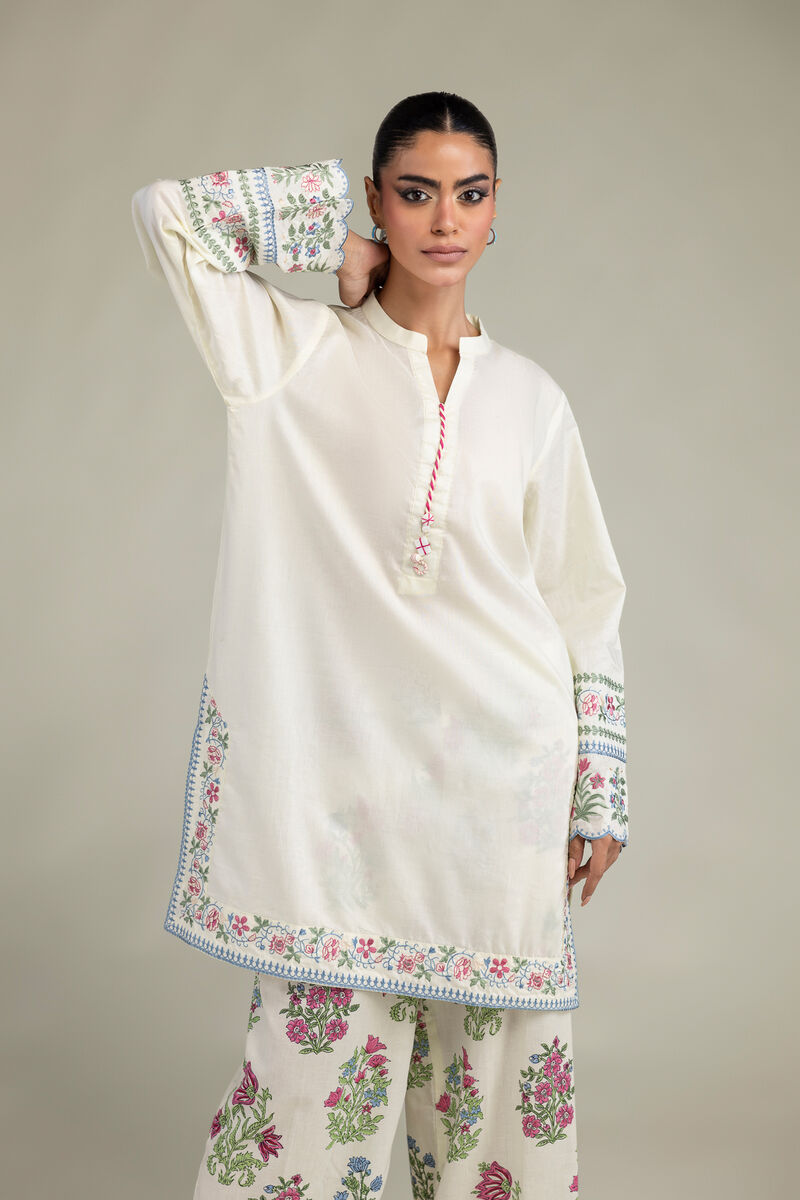 Embroidered | Cambric | Cambric Tailored 2-Piece | USD 55.00