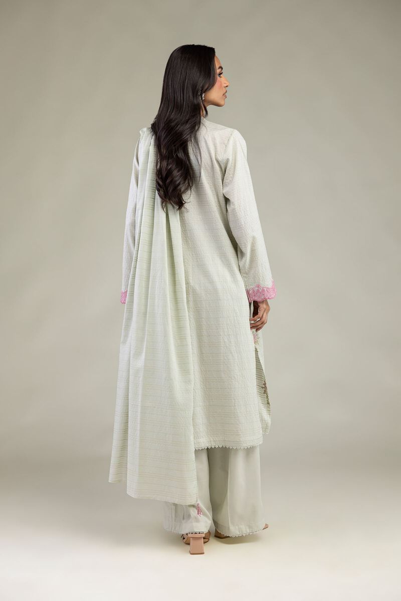 Embroidered | Messuri Dobby | Messuri Tailored 3-Piece | USD 85.00