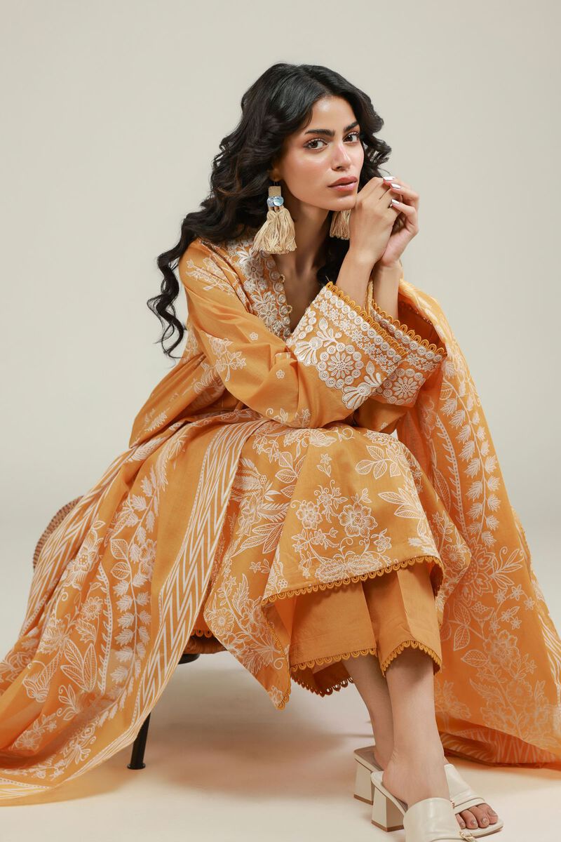 Printed | Lawn | Floral 3-Piece Suit | USD 70.00