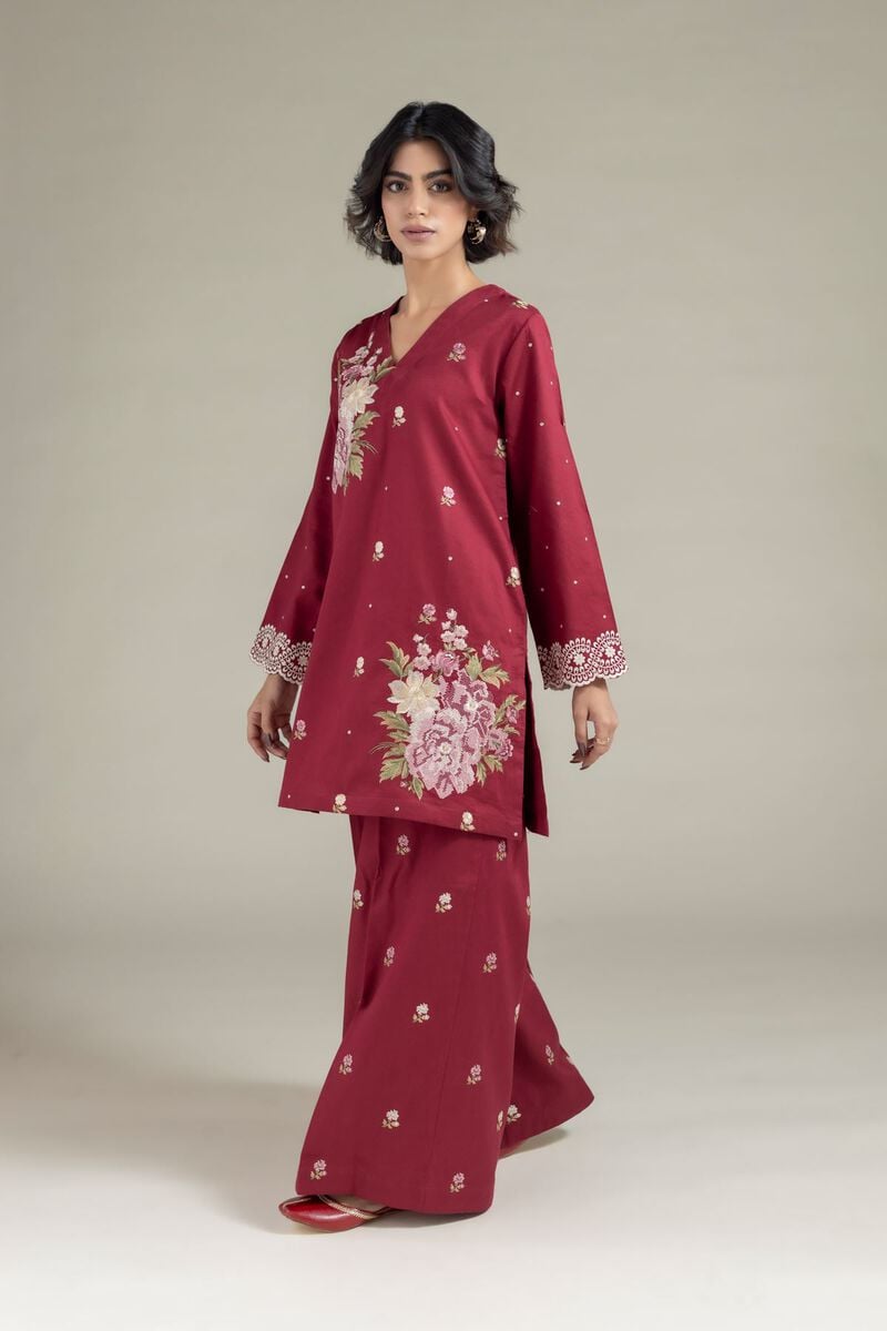 Embroidered | Textured Cotton | Kurta | USD 35.00