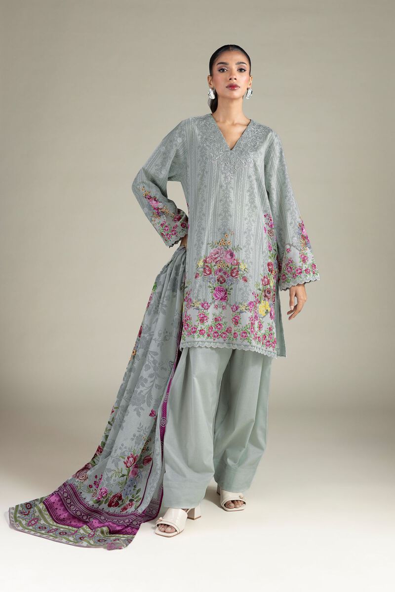 Embroidered | Cambric | Tailored 3 Piece | USD 70.00