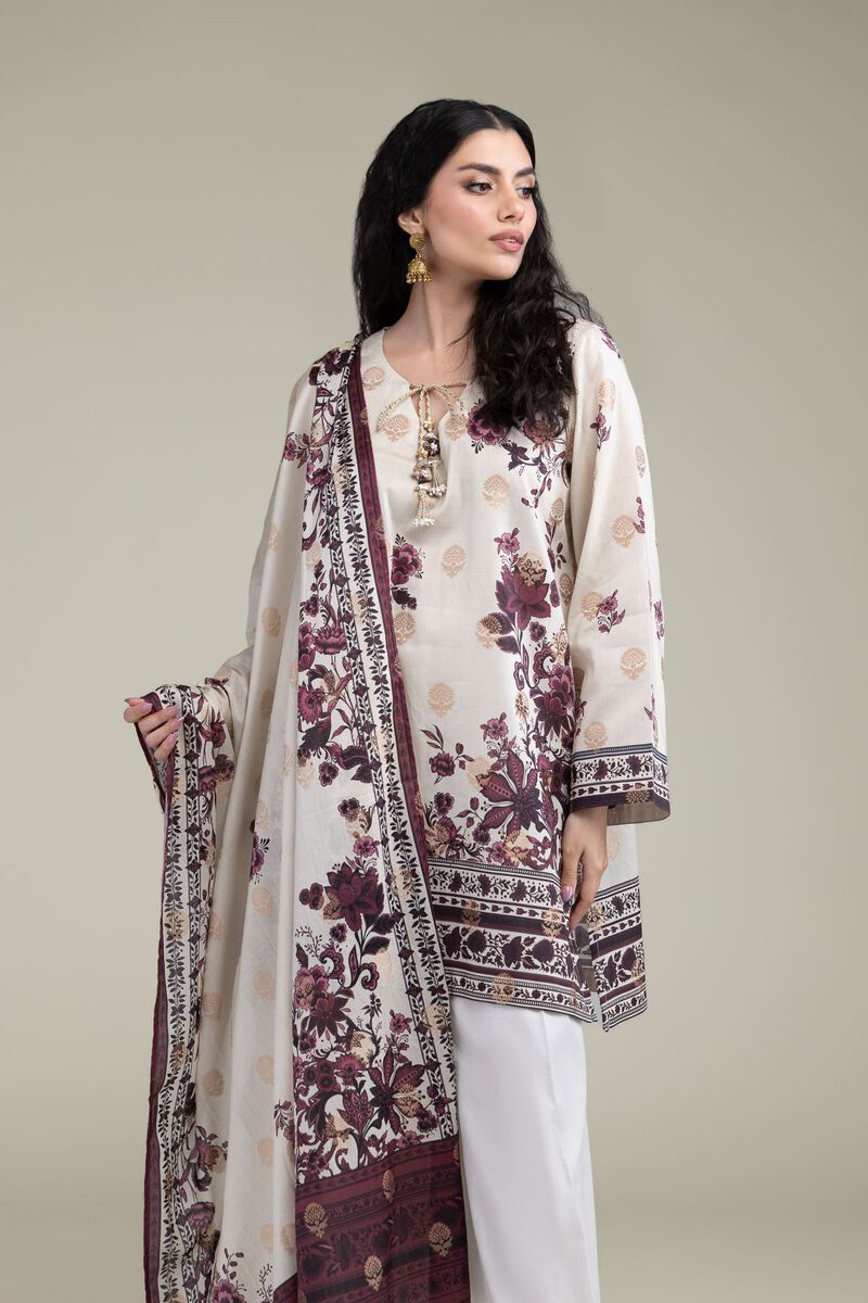 Printed | Jacquard | Tailored 3 Piece | USD 70.00