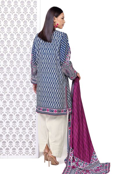 Printed | Marina Twill | Tailored 3 Piece | USD 37.50