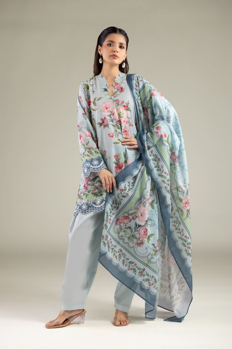 Embroidered | Lawn | Fabrics 3 Piece | null