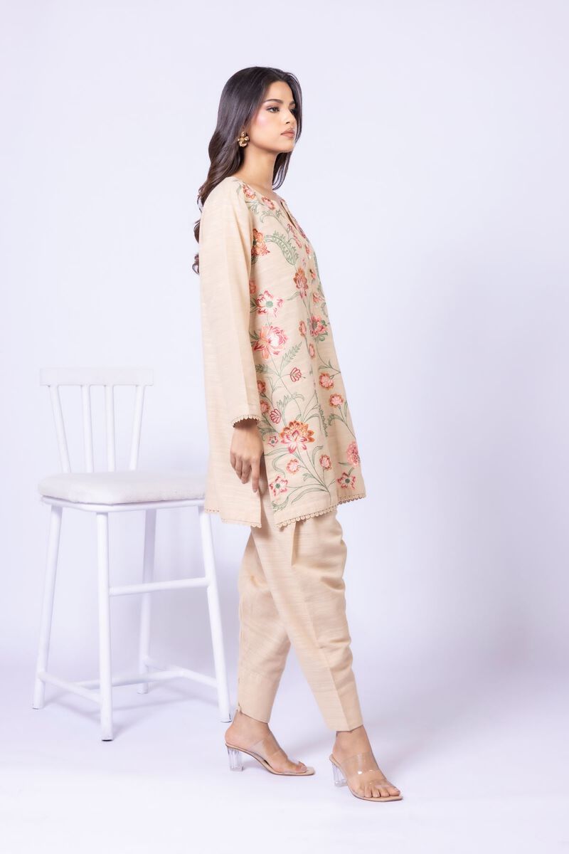 Embroidered | Textured Cotton | Kurta | USD 40.00
