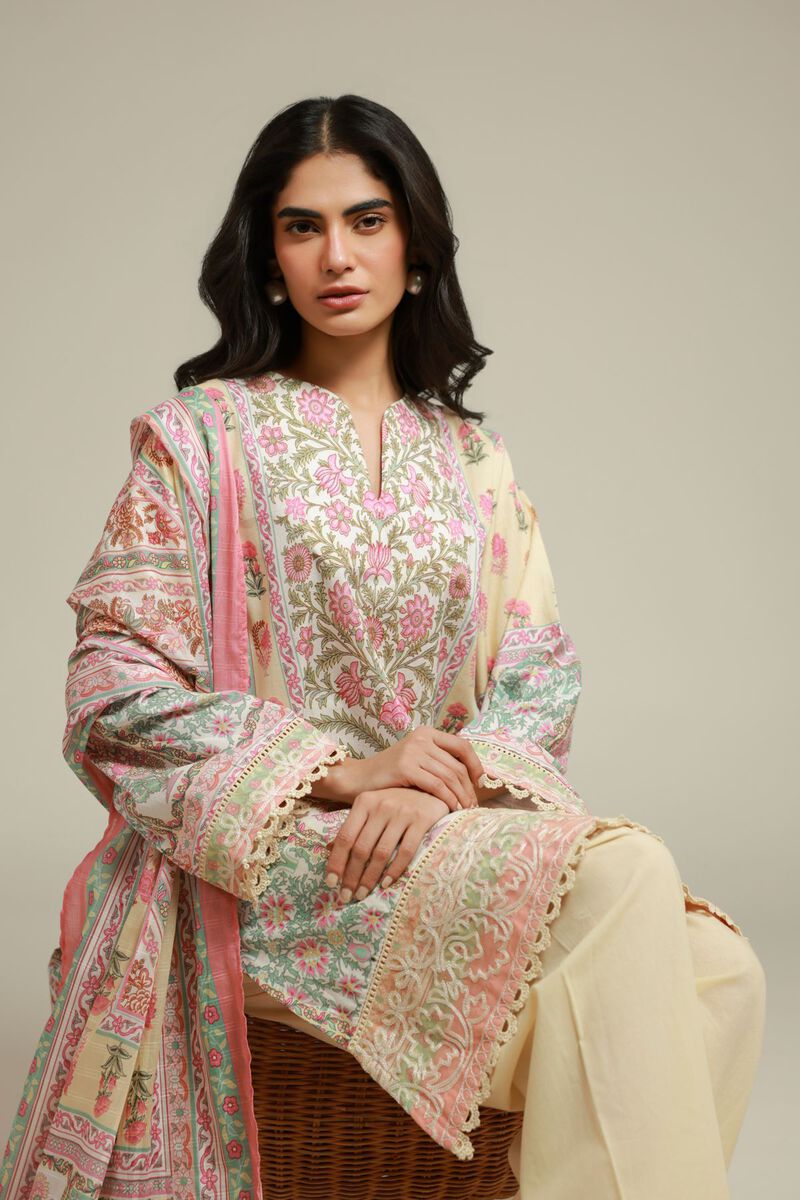 Embroidered | Textured Lawn | 3-Piece Tailored Lawn | USD 65.00