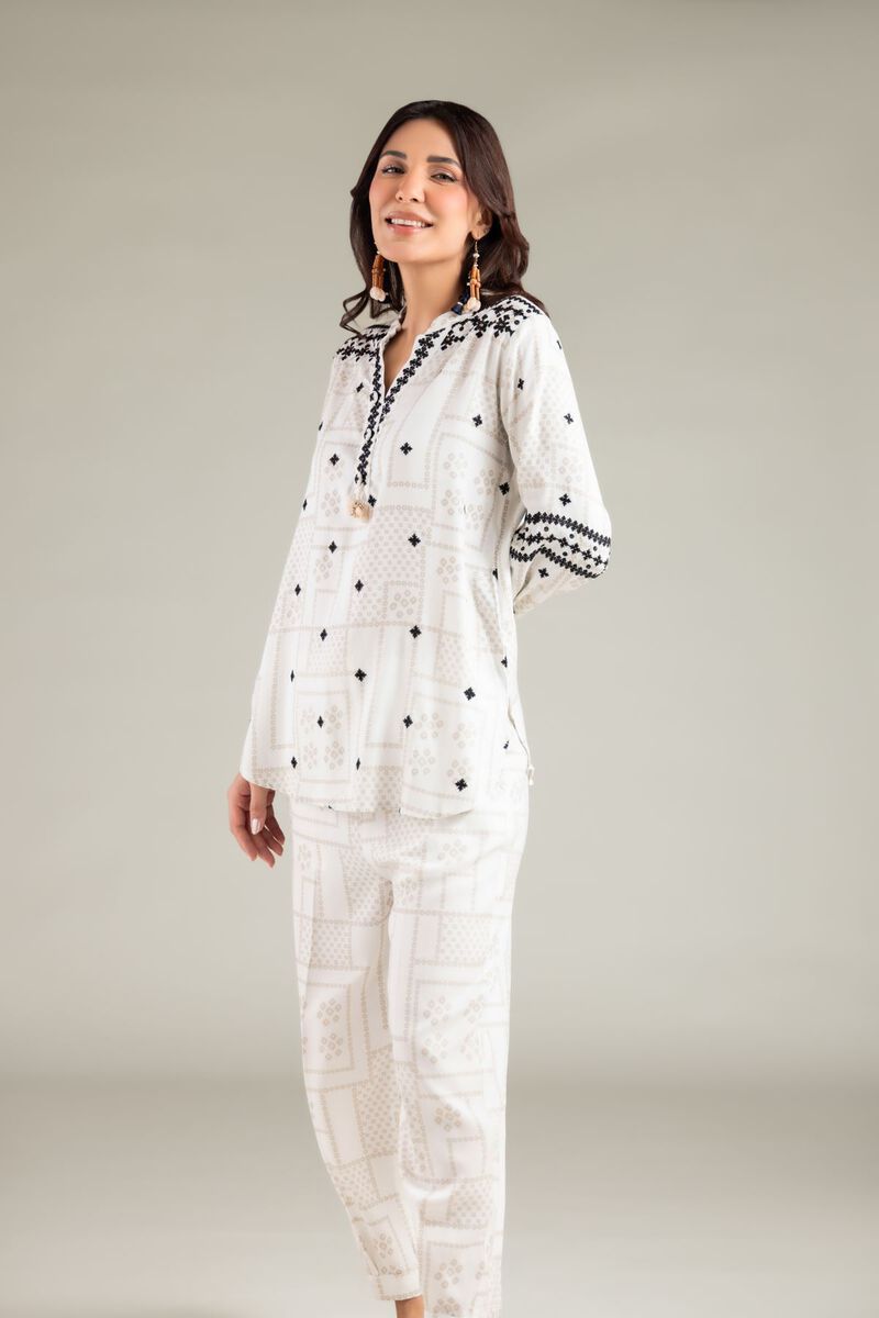 Embroidered | Viscose Crepe | Shirt | USD 40.00