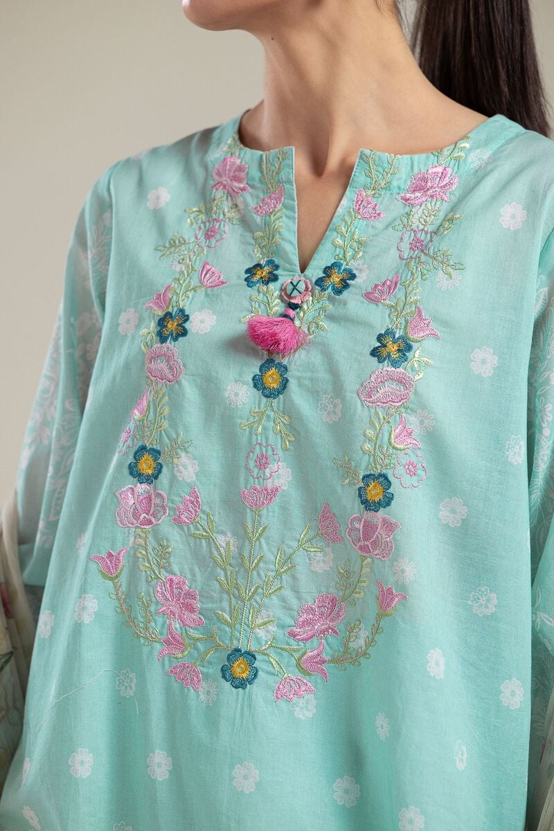 Embroidered | Cambric | Floral Tailored 3-piece | USD 75.00