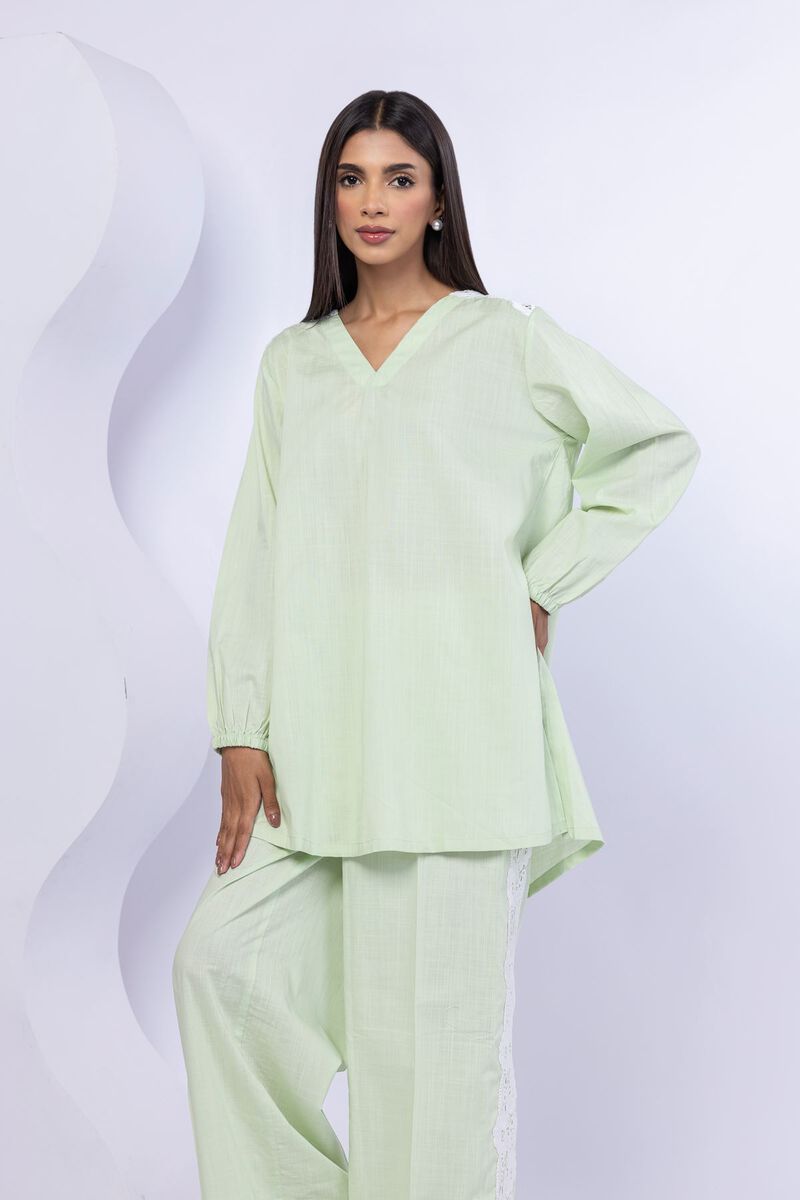Embroidered | Crosshatch Poplin | Kurta | USD 15.00