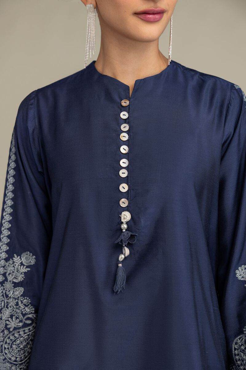 Printed | Raw Silk | Silk Floral Kurta | USD 45.00