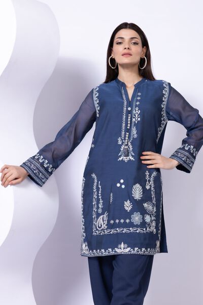 Embroidered | Paper Silk | Kurta | USD 30.00