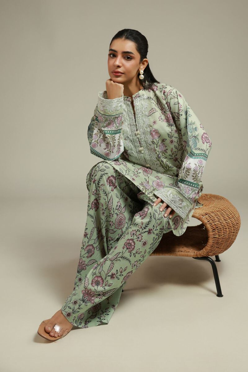 Embroidered | Textured Lawn | 2-Piece Tailored Set | USD 55.00