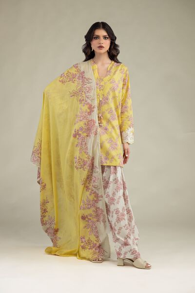 Embroidered | Lawn | Lawn Floral Dupatta | USD 30.00