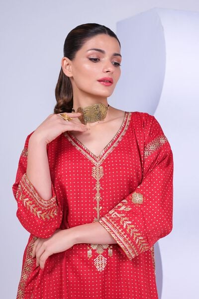 Embroidered | Russian Raw Silk | Kurta | USD 55.00