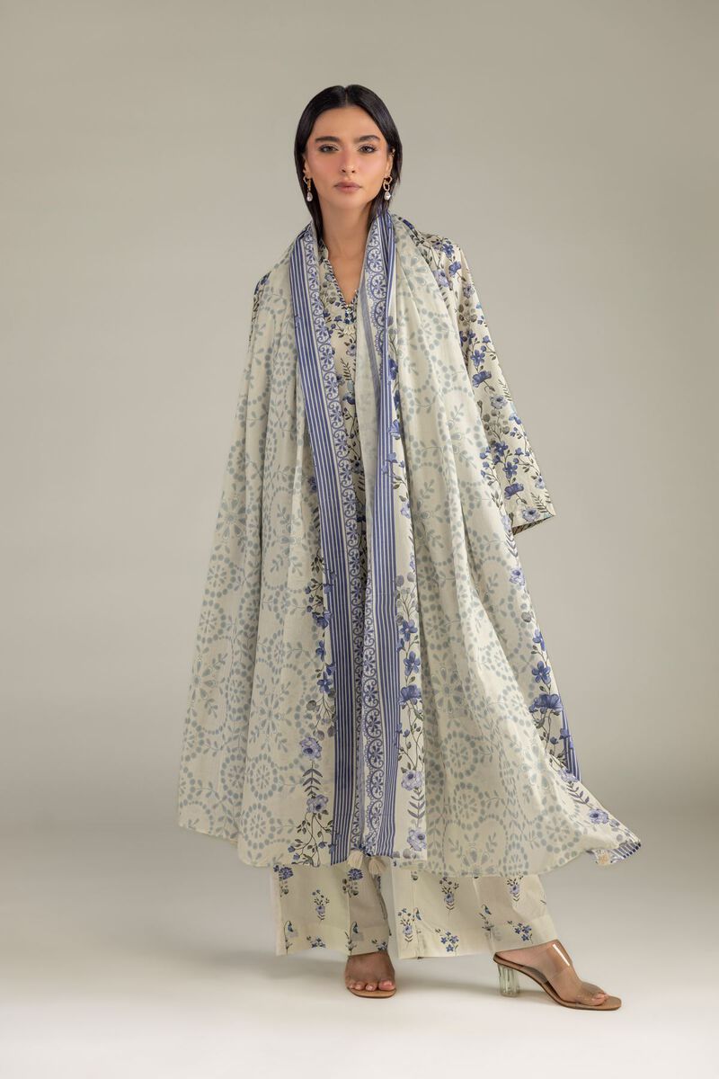 Printed | Lawn | Floral Lawn Dupatta | USD 30.00