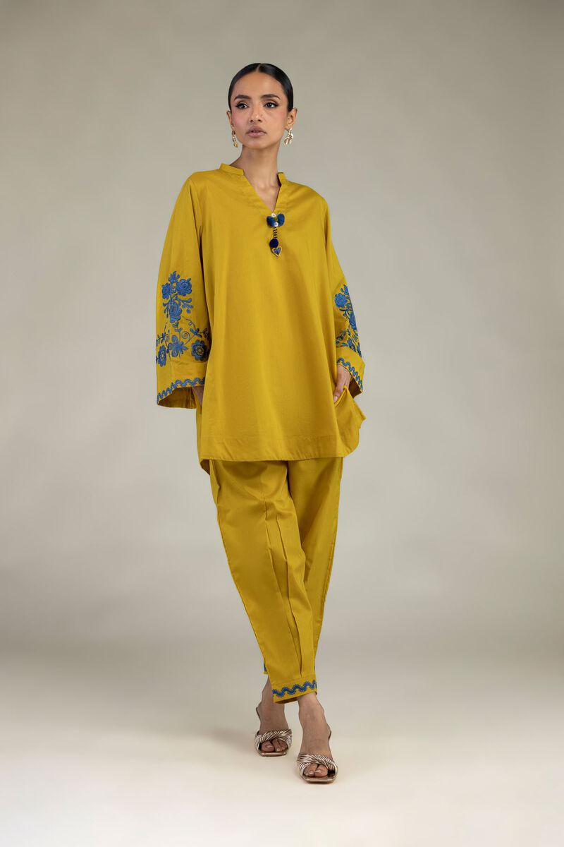 Embroidered | Cambric | Floral Cambric Kurta | USD 35.00