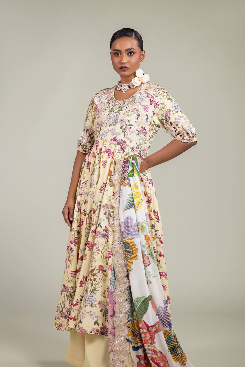 Raw Silk | Three Piece Suit | USD 180.00