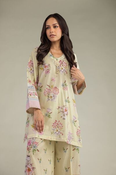 Printed | Cambric | Short Floral Kurta | USD 35.00