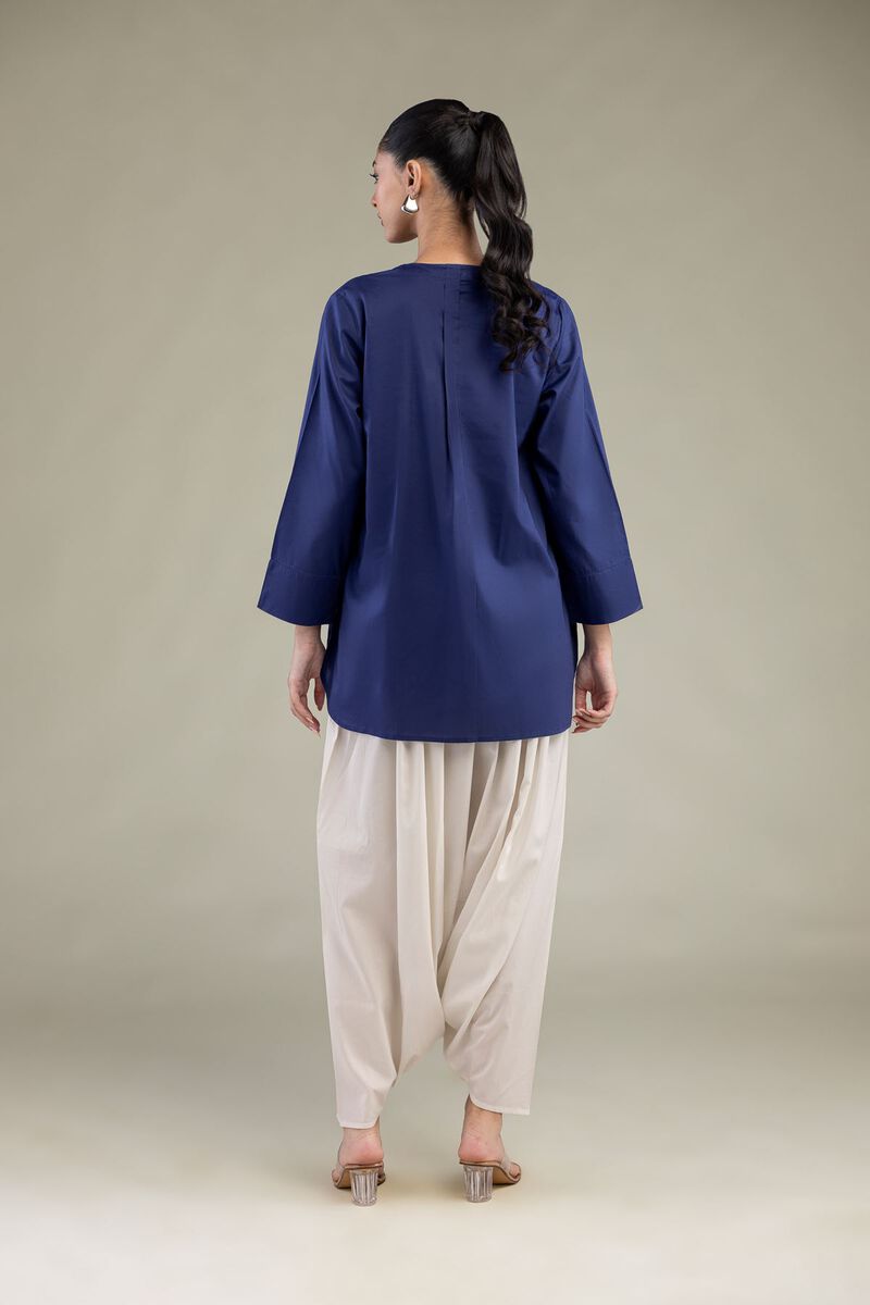 Dyed | Cotton Viscose | Solid Short Kurta | USD 40.00