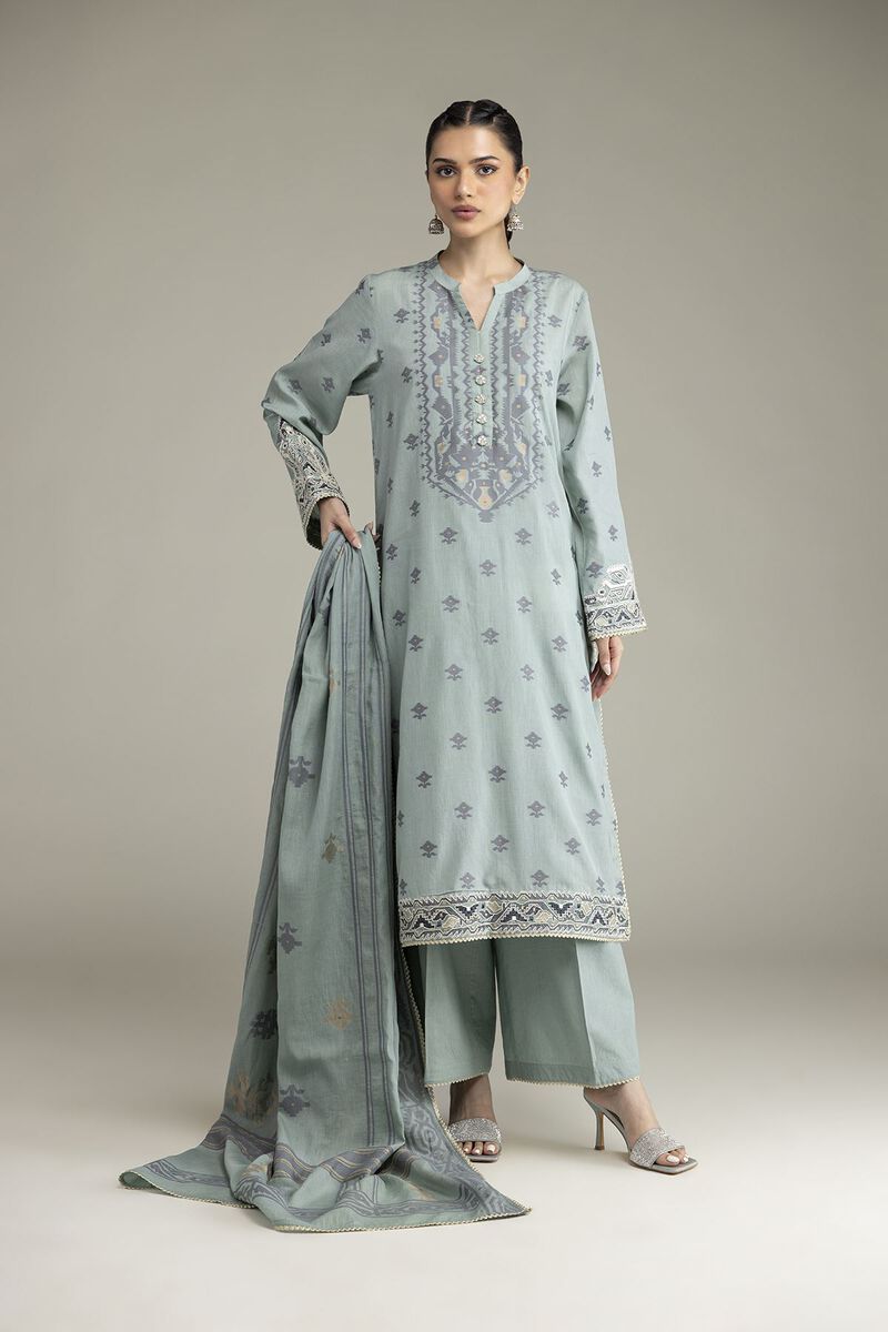 Embroidered | Jacquard | Tailored 3-piece Jacquard | USD 80.00