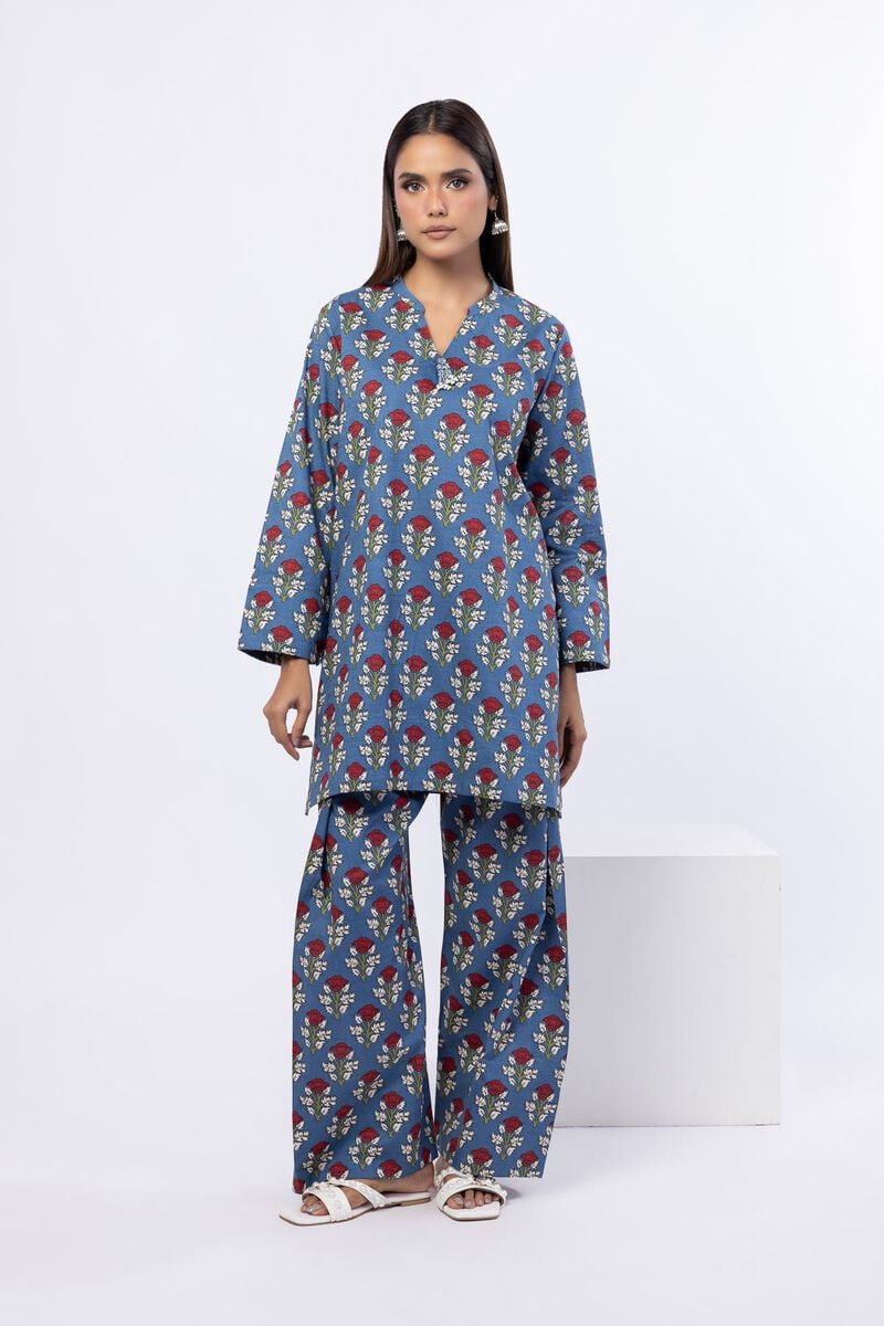Printed | Crosshatch Poplin | Pants | USD 7.50