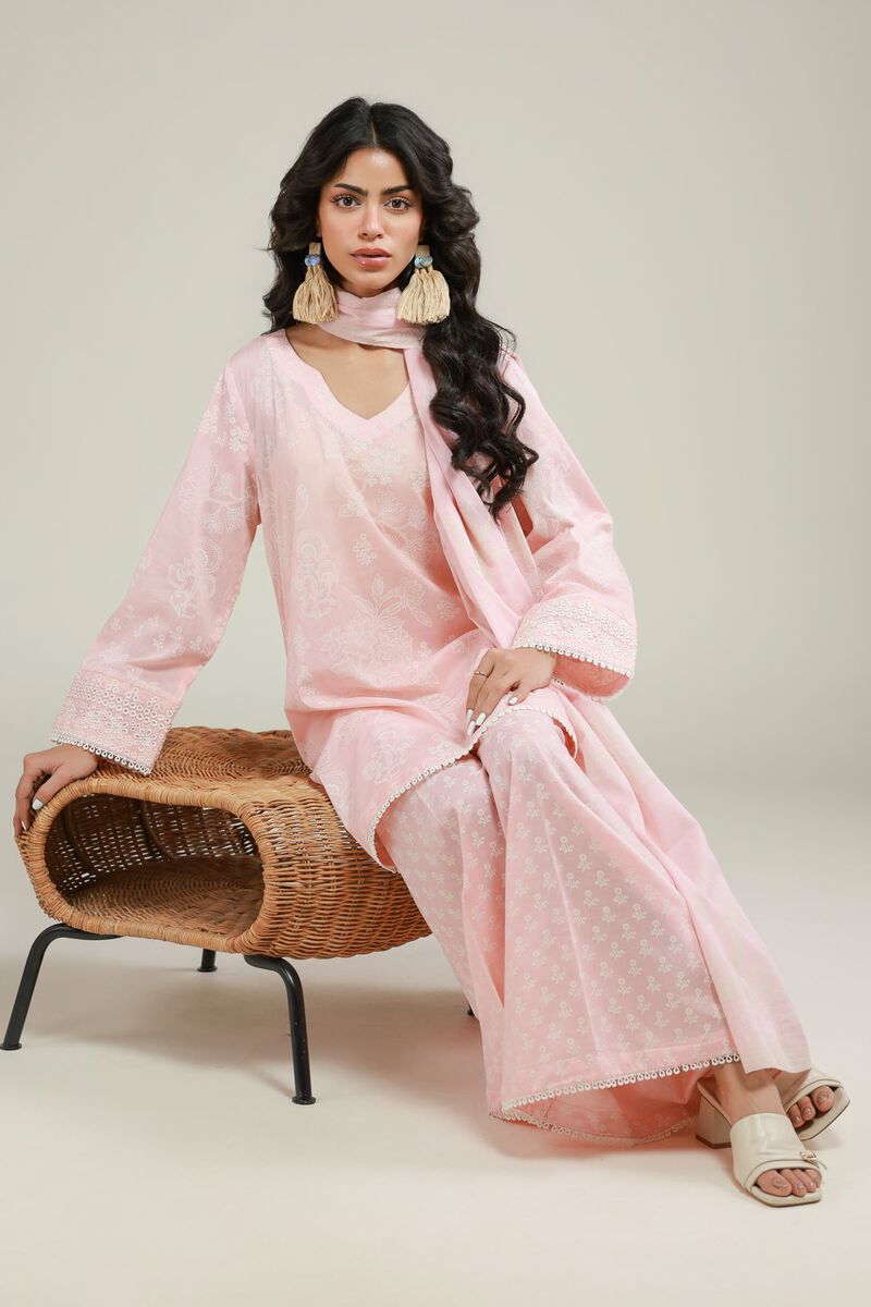 Printed | Lawn | Tailored 3-Piece Set | USD 70.00