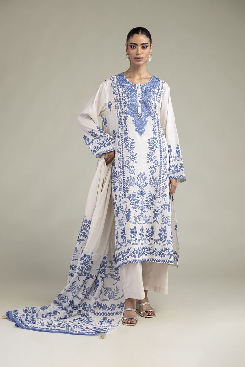 Embroidered | Lawn | Tailored 3-Piece Lawn | USD 65.00