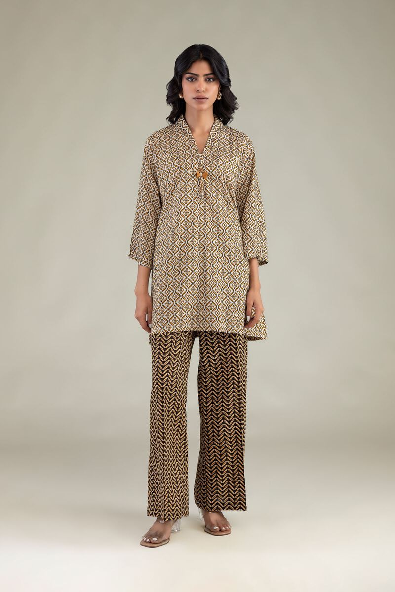 Printed | Cambric | Brown Cambric Pants | USD 15.00