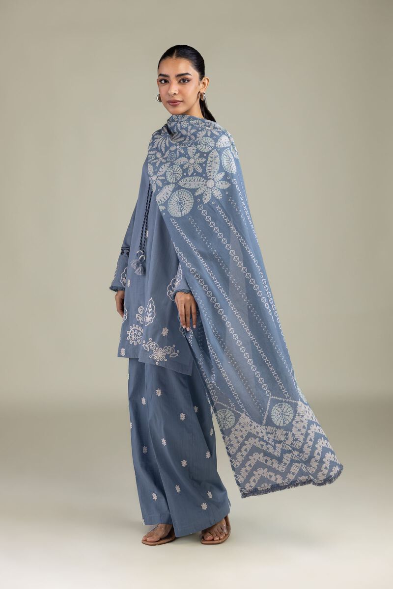 Textured Lawn | Embroidered | Floral Lawn Dupatta | USD 30.00