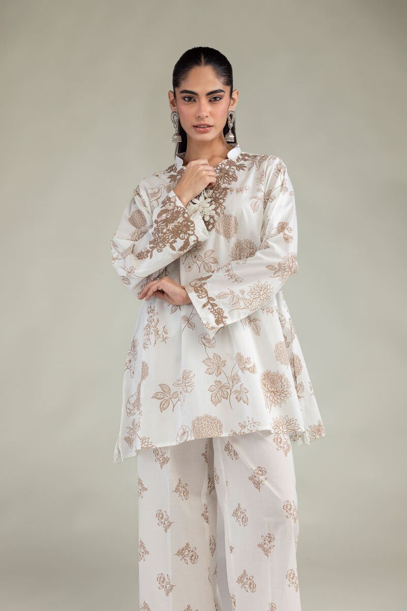 Embroidered | Cambric | Floral Cambric Kurta | USD 35.00