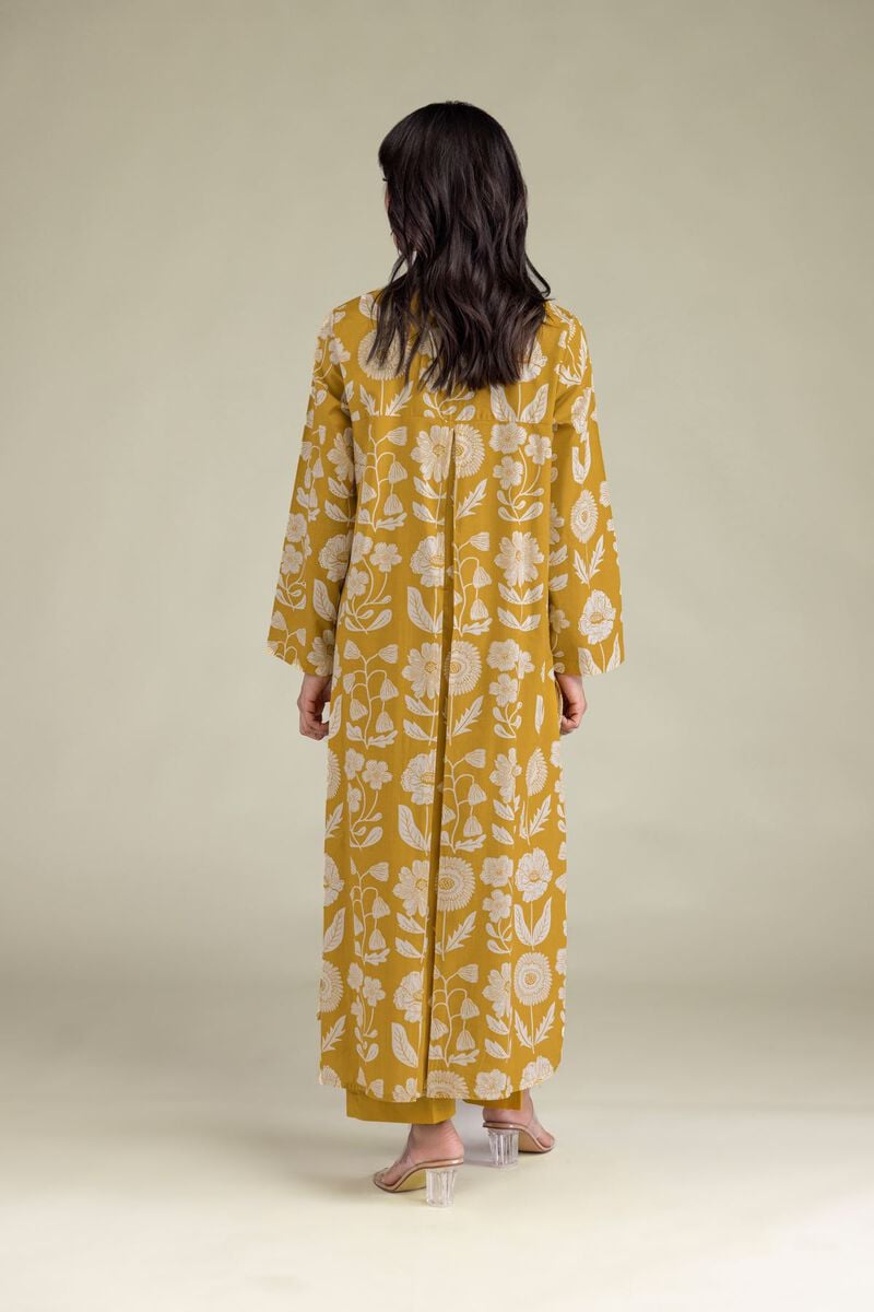 Printed | Cambric | Floral Band-Collar Kurta | USD 30.00