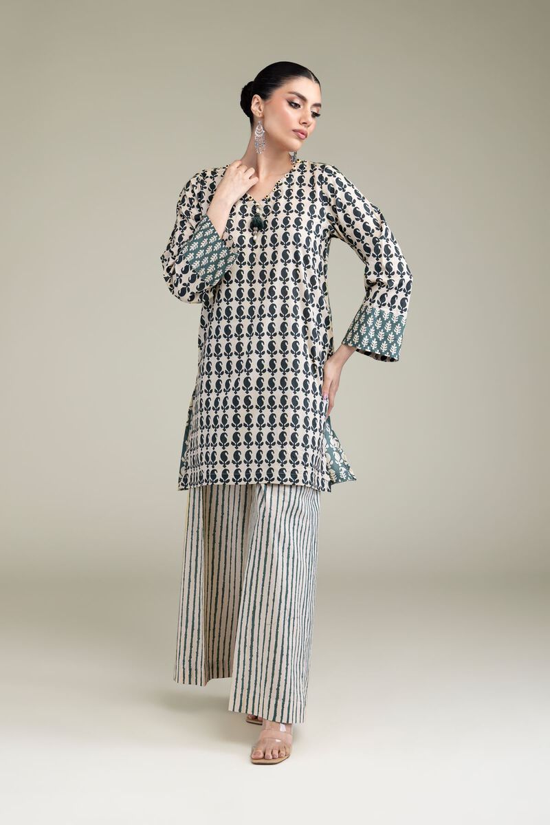 Printed | Cambric | Short V-Neck Kurta | USD 30.00