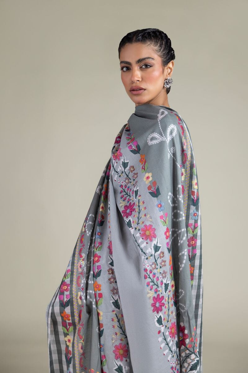 Embroidered | Textured Cotton | Dupatta | USD 25.00