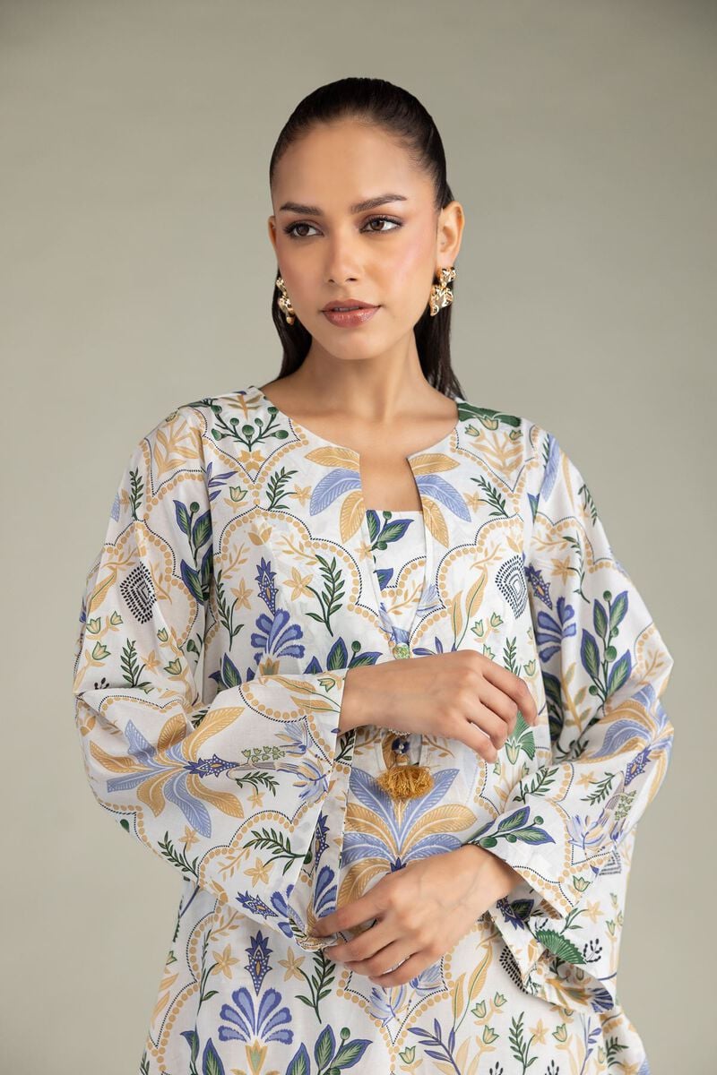 Printed | Cambric | Long Cambric Kurta | USD 35.00
