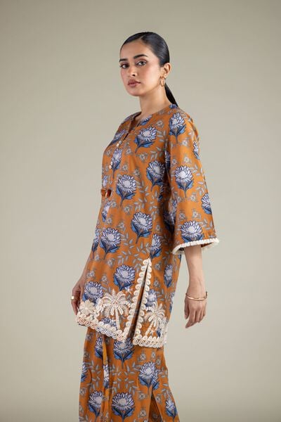 Embroidered | Cambric | Floral Cambric Kurta | USD 40.00